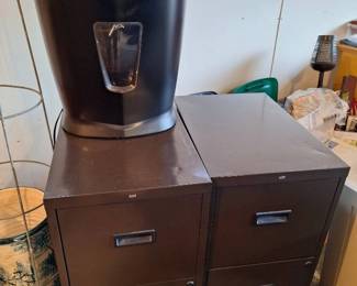 Staples Shredder And 2 File Cabinets