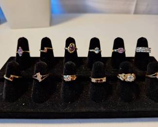 Sparkly Rings