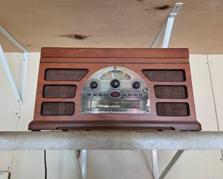 Crosley Radio, Holiday Lights and Candles
