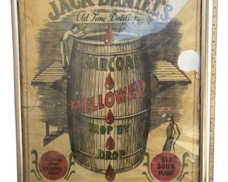 Jack Daniels Whisky Poster in Frame