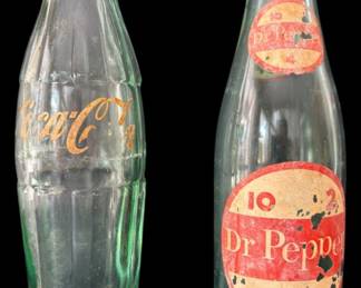 Vintage Glass Coke Bottle