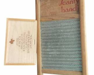Small Washboard and Texas Box