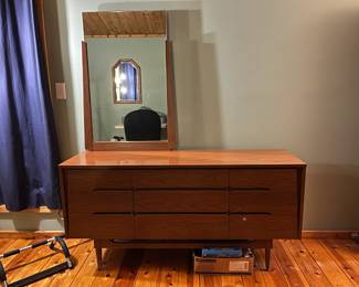 MCM dresser with mirror