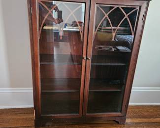 Antique bookcase/curio cabinet $600