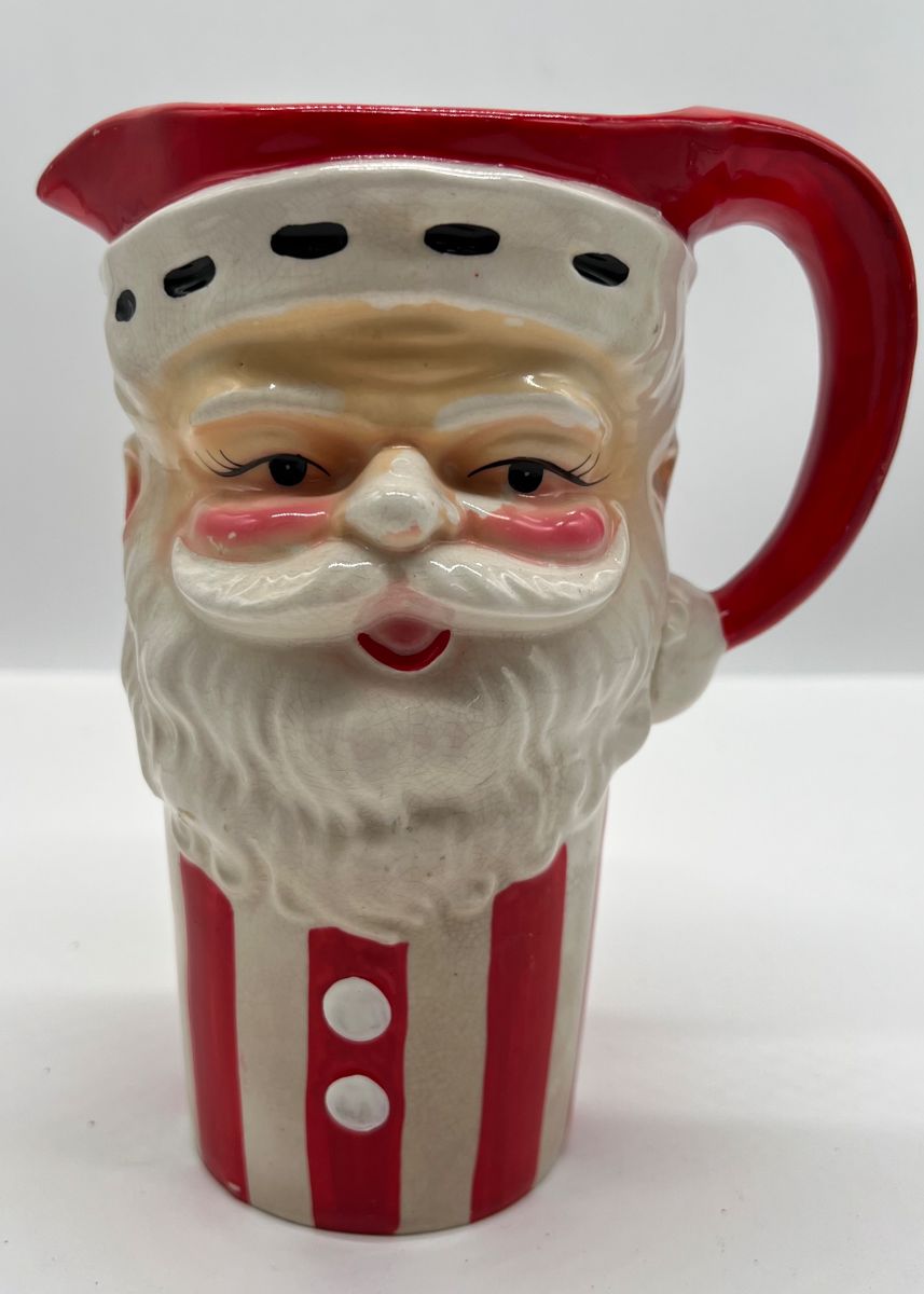 Vintage Santa Pitcher