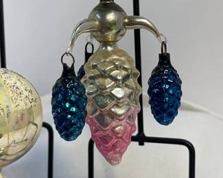 Beautiful Antique Glass Christmas Ornaments many West German