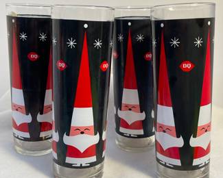 MCM Holt Howard Dairy Queen High Ball Glasses