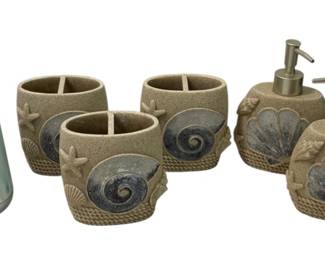 Sea Shell Design Bathroom Accessories