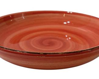 Large Coral Hausenware Bowl