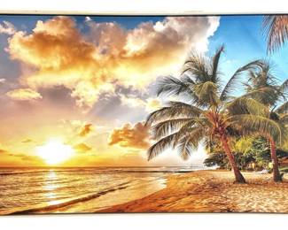 Beach Of Island Barbados Canvas Print