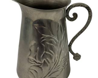 Brushed Metal Pitcher