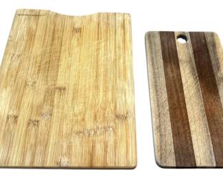 Two Wooden Cutting Boards