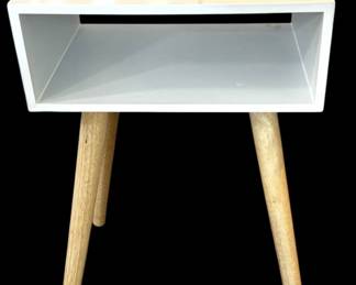 White Bedside Table