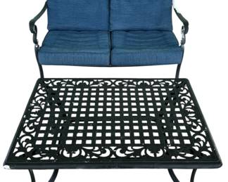 Black Metal Patio Set