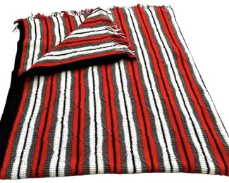 Vintage Afghan Crochet Blanket