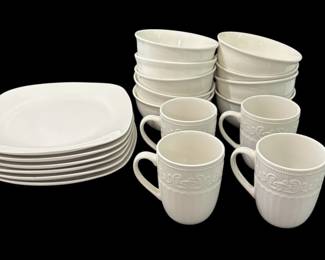 Ivory Colored Houseful Dishware