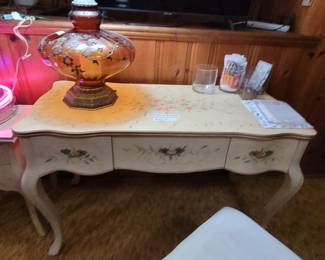 French provincial desk and chair
