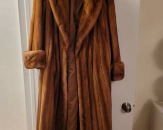 Full length mint coat size twelve
