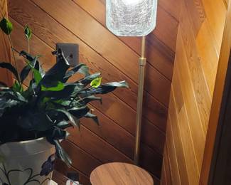 Mid century spun glass table