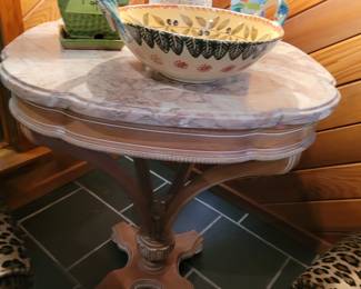 Marble top table