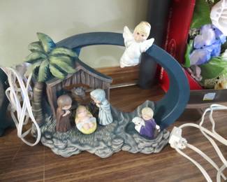 Ceramic nativity