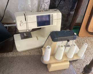 Sewing machines and ruffler.