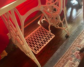 Antique sewing table