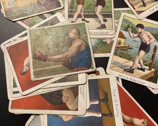1910 Hassan & Tolstoi Boxing cards