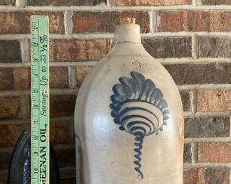 Salt Glazed Tornado 14" Jug