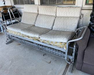 Vintage Aluminum Glider