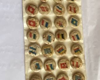 1896 Sweet Caporal Cigarette Nation Flag Pins