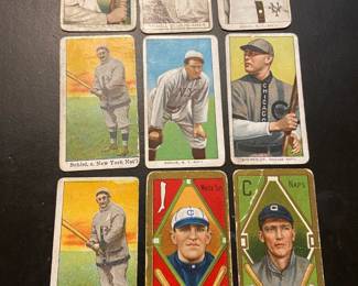 (7) 1909-11 T-206 & (2) 1909-11 T-205