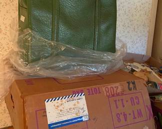 NOS Amelia Earhart Tote Bag w/Box (opened to picture)