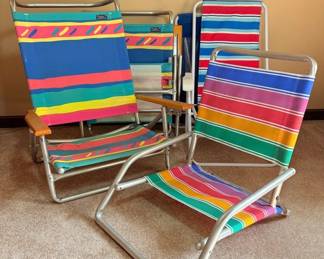 5 Beach Chairs