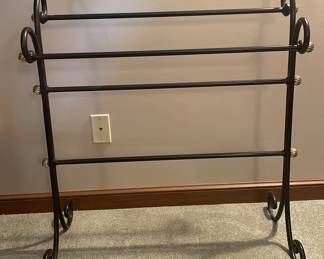 Heavy Metal Quilt Rack