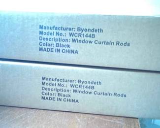 Black Window Curtain Rods 