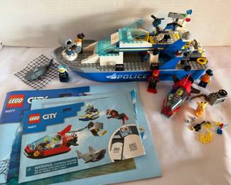 Retired LEGO City Police Boat 