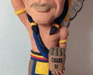 Esco Statues Cigar Store Entertainment Co Collectible 5 Cents