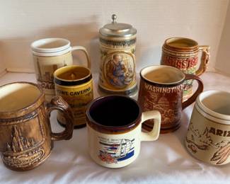 Vintage Destination Mugs Kings Island, Arizona, Chicago,  More