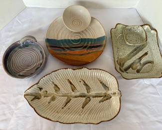 Ceramic Pottery Chip Dip Sets  More Serving Ware