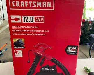 Craftsman Corded Blower, Vacuum, Mulcher Appears NEW
