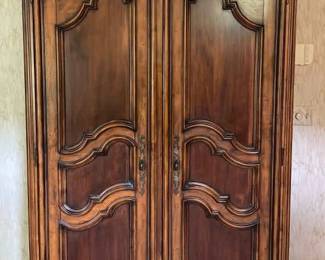  009 Ethan Allen Solid Wood Armoire