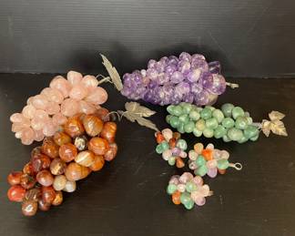 Vtg. stone grapes