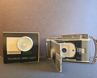 Polaroid Wink Light and Polaroid Land Camera Model 800