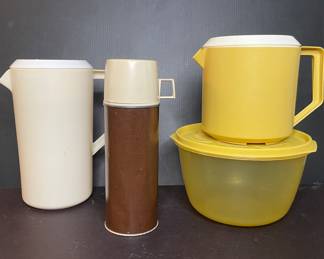 Vintage Tupperware, Thermos & Rubbermaid
