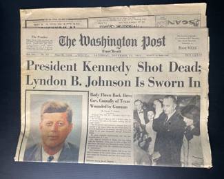 The Washington Post 11/23/63, JFK assassination