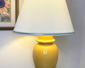 Ceramic MCM table lamp