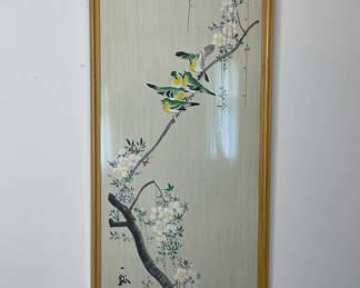 Japanese cherry blossom framed art