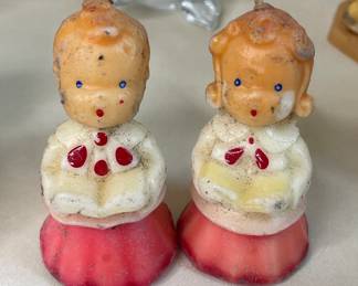 Vintage Gurley Christmas Caroler candle