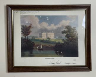 The President’s House, framed & signed Jimmy & Rosalyn Carter